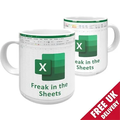 £9.99 • Buy Excel Mug - Freak In The Sheets - 11oz Capacity