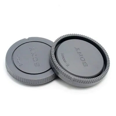 Rear Lens Cap + Camera Front Body Cover For Sony E Mount NEX A7 A7R Camera • $8.99