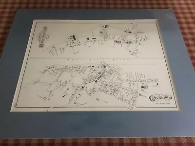 Walker 1884 Village Of Groveland & South Groveland Ma Map Neighborhood Families • $18