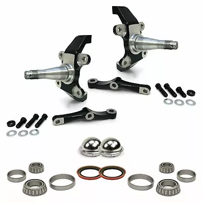 Mustang II & Pinto Pro Touring 2  Drop Spindles W/ Bearings Seals & Dust Caps  • $278.18