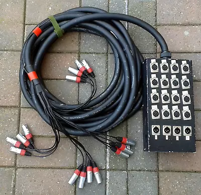 16 Channel Cross Stage Multicore 10 Meters Long. Pwo. • £100