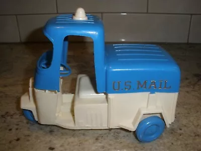 Vintage GAY Plastic U.S. Mail Truck Toy Cushman Scooter Vehicle (SU82) • $49.50