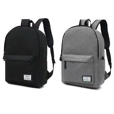 Men Women Backpack Bookbag School Travel Laptop Rucksack Zipper Bag 15.6'' • $15.28