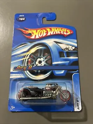 Hot Wheels Black Widow Skull Spider Web Airy 8 Bike Supercharged V8 Motorcycle • $19.95