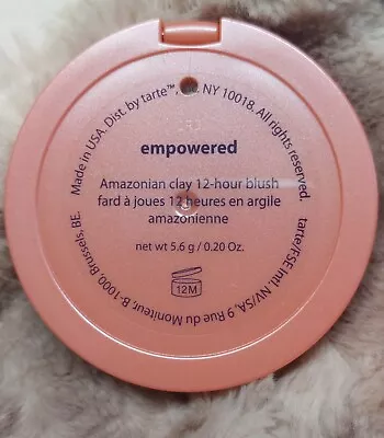 Tarte Amazonian Clay 12-Hour Blush Compact 5.6g/0.20 Oz. Empowered NEW No Box • $18