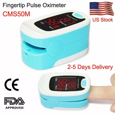 Contec Finger Pulse Oximeter Blood Oxygen Saturation SPO2 Heart Rate O2 CMS50M • $8.99