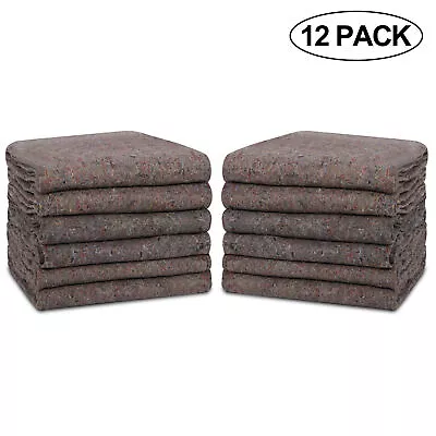 12PCS Moving Pads 53x74  Heavy Duty Professional Quality Quilted Moving Blankets • $30.58