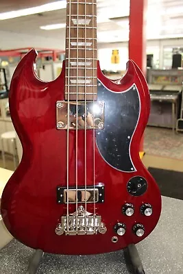 Epiphone Model EB-3 4-String SG Electric Bass Guitar In Cherry Finish EBG3CHCH1 • $439.95