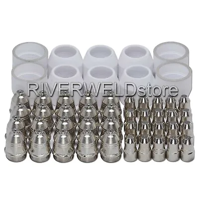 P-80 Panasonic Plasma Electrode TET0203 Plasma Tips Shield Cup Silver-Gilt 50pcs • $54.23