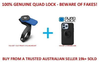 Quad Lock Out Front Mount Bicycle Handlebar Iphone Kit You Select What You Need! • $84.90