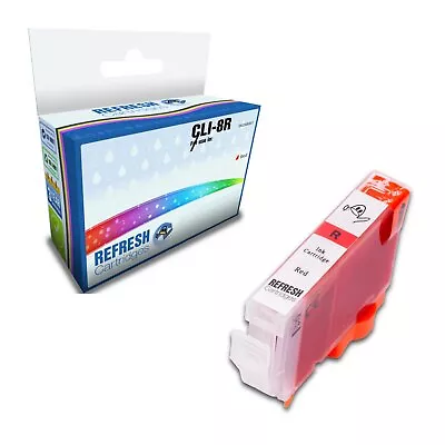 Refresh Cartridges Red CLI-8R Ink Compatible With Canon Printers • £3.87