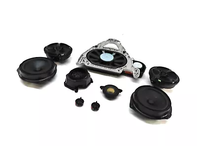 2012 Mercedes C250 (w204) Stereo Logic-7 Audio Subwoofer Tweeter Speaker Set-9 • $274.99