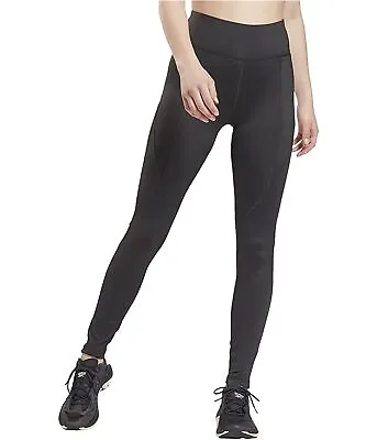 Reebok Womens 7/8 Program Tight Compression Athletic Pants Black M/S • $28.72