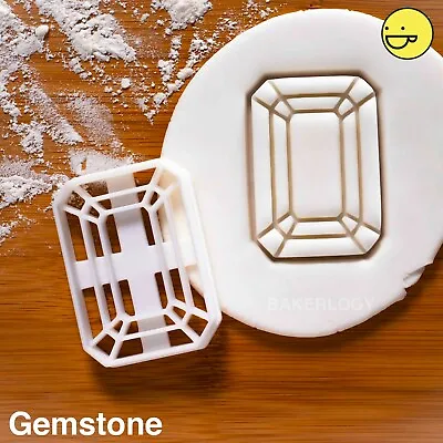 £7.01 • Buy Gemstone Cookie Cutter | Gem Precious Stone Princess Wedding Favors Biscuit