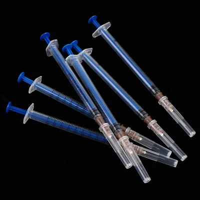 10pcs Syringes Blunt Needle 1ml Syringe Tip Needle & Protective Cover Ca.lu8 • $5.37