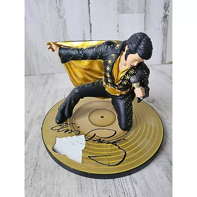 Rocking With Royalty Elvis Presley AS IS Reflections King Statue Sculpture Singi • $33.98