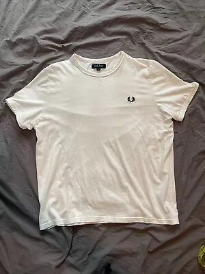 Fred Perry White Shirt Official England British Skinhead Oi CP Company Gucci • $9.99