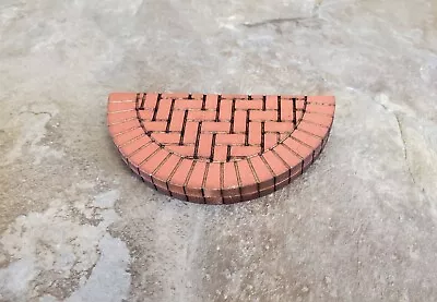 Dollhouse  Brick  Step Half Round Exterior For Entryway Door 1:12 Scale 3.75  • $6.75