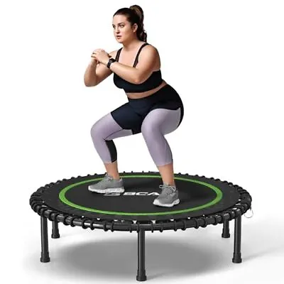 450/550 Lbs Foldable Mini Trampoline 40 /48 /50  Fitness Trampoline With Bungees • $135.14