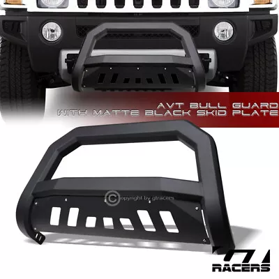 For 2005/2006-2010 Hummer H3 Matte Black AVT Edge Bull Bar Brush Bumper Guard • $167