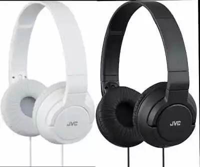 JVC HAS180 The Amazing On-Ear Headphones White-Black Powerful Bass NEW  • $15.99