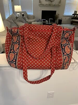 RARE Vera Bradley Medium Weekender ***Americana Red 2003 • $41.71