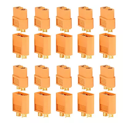 20pcs T60 Male&Female Connectors Plug For FPV RC Drone Multirotor Racing Battery • $7.62