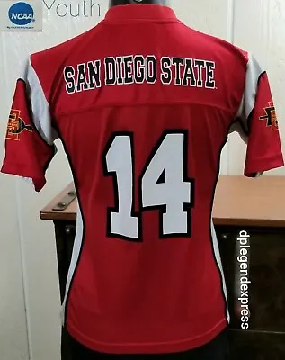$17.19 • Buy NCAA San Diego State Aztecs Football #14 NCAA Outerstuff Kids/Youth Jersey Sz L