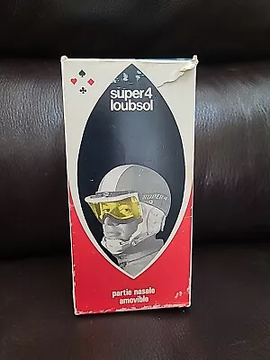 SUPER 4 LOUBSOL Ski Goggles W/ Box & Instructions Loubsomatic 1990 Vintage NOS • $37.95