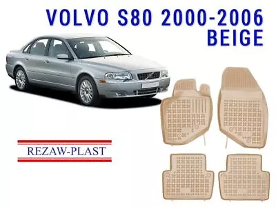 Premium Car Mats For 2000-2006 Volvo S80 Floor Mats Custom Fit Tailored Beige • $119.99