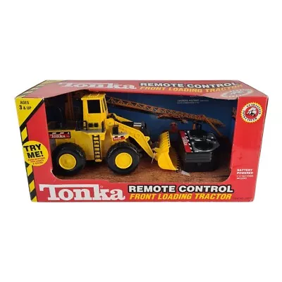 Vintage 1999 Tonka 3203 Front Loading Tractor Radio Remote Control Plastic Rare • $38.54