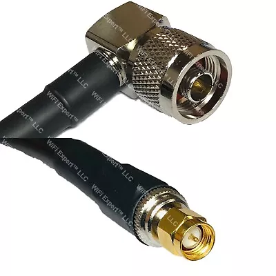 RFC400UF N MALE ANGLE To SMA MALE Coaxial RF Cable USA-Ship Lot • $313.06