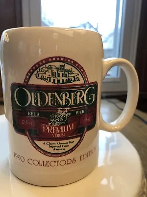 Oldenberg Premium Verum Beer Stein 1990 Collector's Edition Collectible 12oz Mug • $14