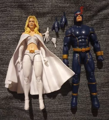 Hasbro Marvel Legends Astonishing X-Men CYCLOPS & EMMA FROST 2 6  Figure Lot  • $39.95