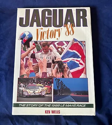 JAGUAR VICTORY '88 - The Story Of The 1988 Le Mans Race - HARDBACK BOOK • £14.99