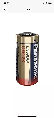 Panasonic Cr123a 3v Lithium Battery X100 • £120