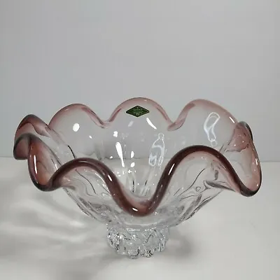 $29.99 • Buy Shannon Crystal Designs Of Ireland Amethyst Bowl Hand Made Poland 