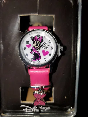**CHOOSE ONE **  Disney Minnie Mouse Women's Girl's Wristwatch  New In Tin Box! • $9.88