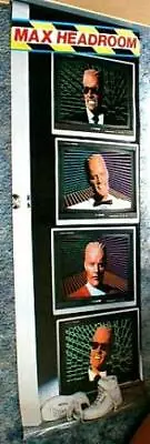 MAX HEADROOM 1987 Large 6 Foot Display Poster • $29.98