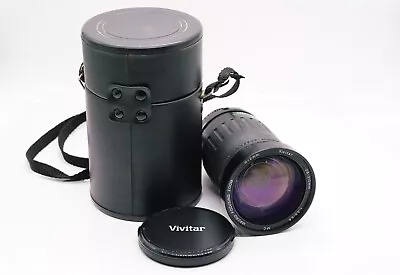 Vivitar MC 28-210mm F3.5-5.6 Macro Zoom Lens Nikon AiS Mount W/ Case • $49.99