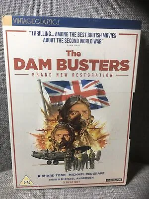 NEW The Dam Busters (Brand New Restoration) DVD Region 2 [2Disc Set] Sealed. • £5.45