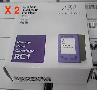 NEW 2 Pack - Genuine Rimage Ink Cartridge RC1 Q2380A Color Lot Z336 • $34.99