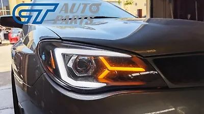 $649 • Buy LED 3D Ultra Sequential Projector Headlights For 05-07 Subaru Impreza WRX GD