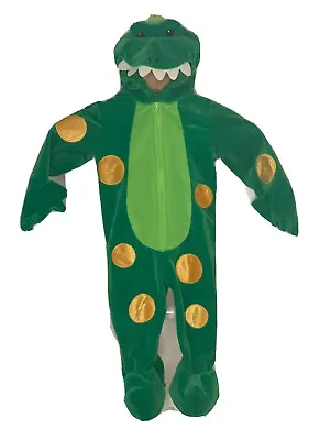 Dinosaur T Rex Costume Boys 12M Miniwear T-Rex Hooded Long Sleeve Warm Halloween • $24.99