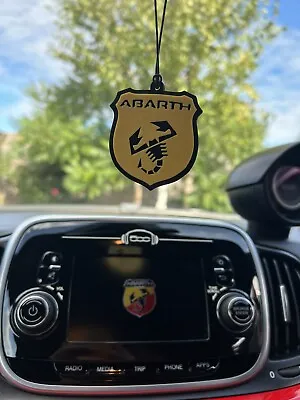 Abarth Scorpion Interior Hanging Badge / Air Freshener   : 6 Colours Available • £5.99