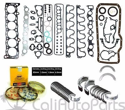 $306.19 • Buy 85-88 Toyota Supra Cressida 2.8l Dohc 12v 5mge L6 Full Set *engine Re-ring Kit*