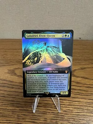 MTG Lord Of The Rings Commander Extended Foil Galadriel Elven-Queen - Mythic • $3.49