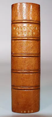 1827 Lives Of Donne Wotton Miniature Pickering Diamond Classic Zaehnsdorf WALTON • $554.92