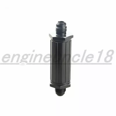 AN10 To 10AN AN-10 Black Anodised Billet Magnetic Inline Fuel Filter 30 Micron • $8.79