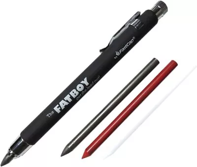 FastCap Fatboy Mechanical Pencil With 4 Color Lead And Eraser 5.5mm Lead • $23.18